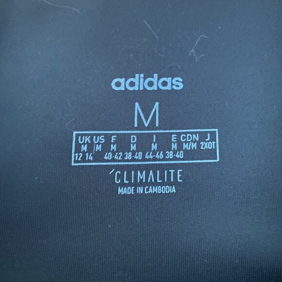 Adidas Climalite Capri Style Black Leggings Size M - Picture 8 of 8